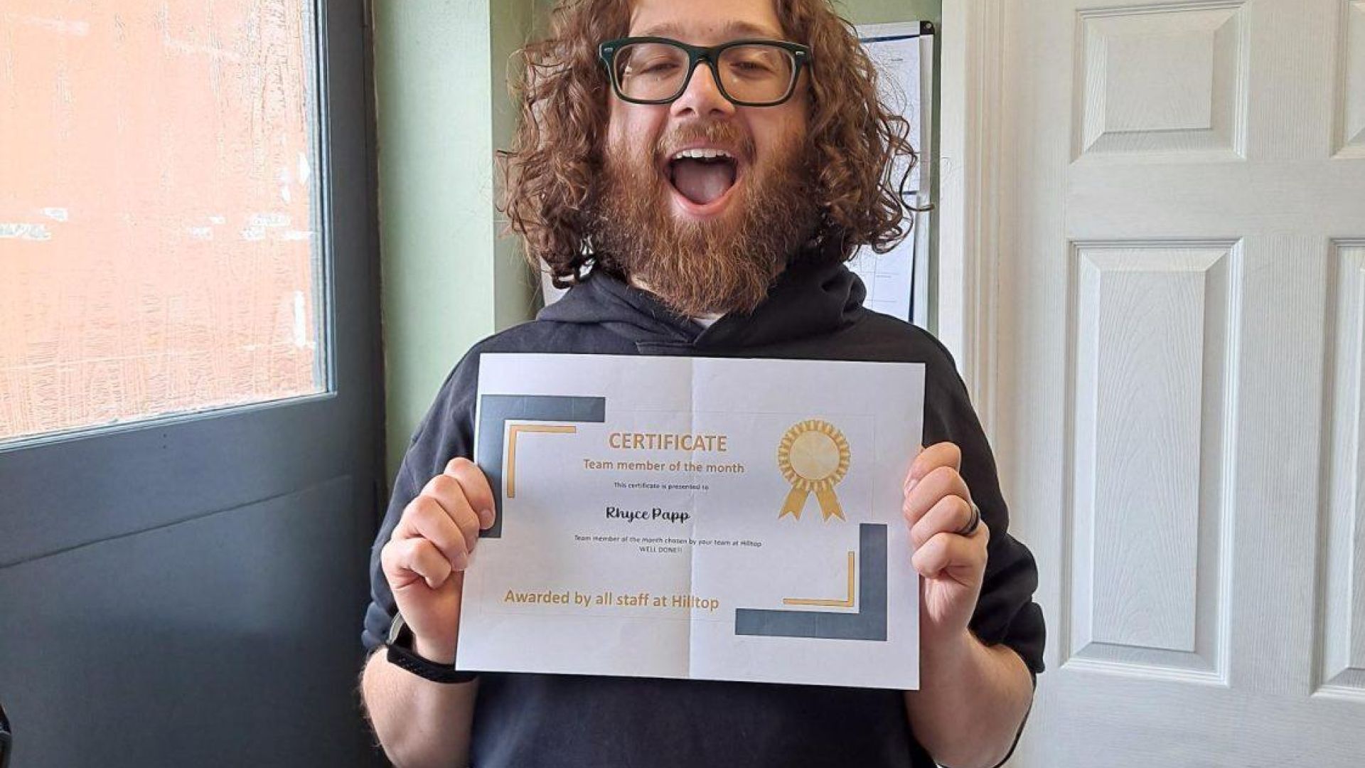 Rhyce Employee of the Month Hilltop