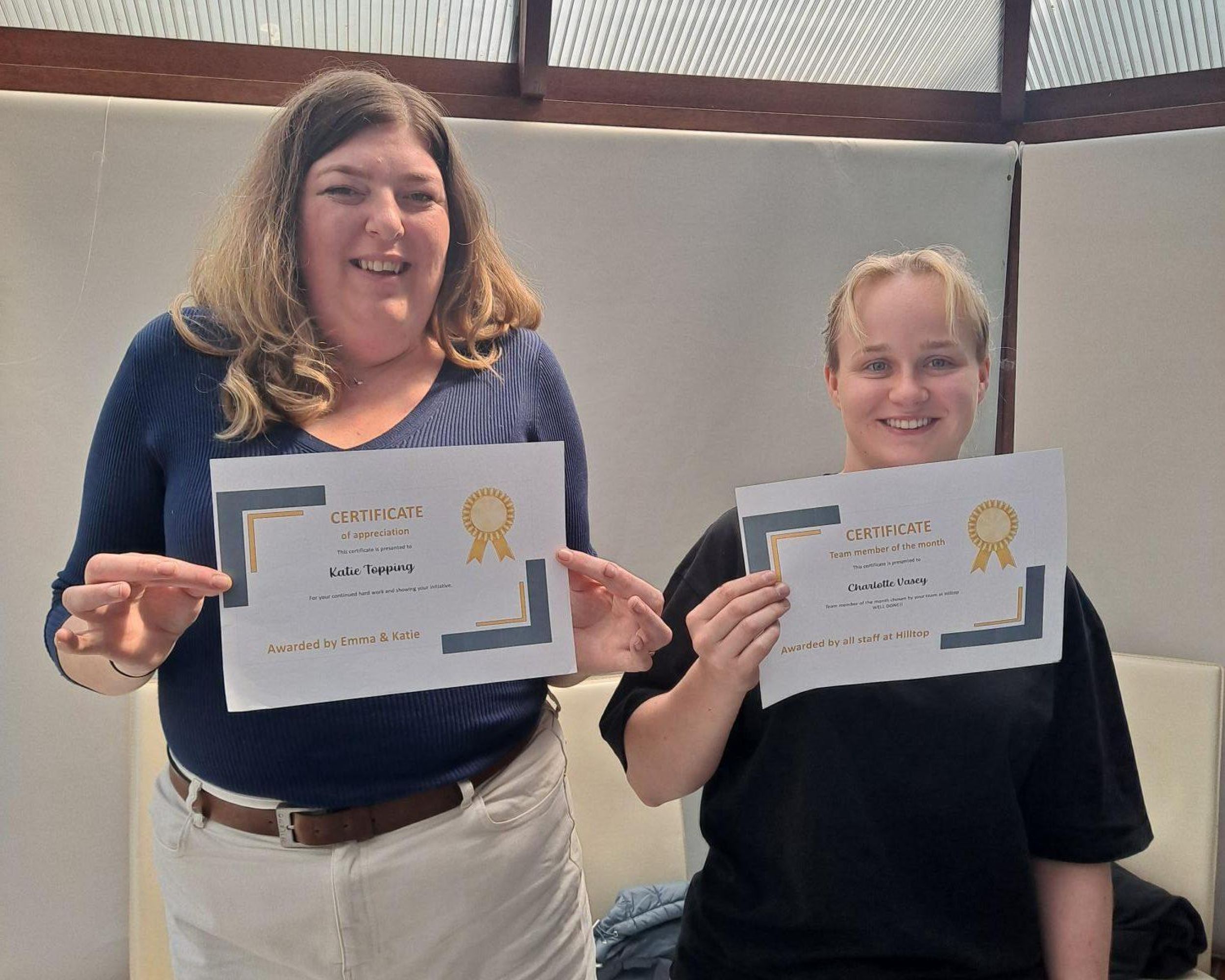 Charlotte and katie