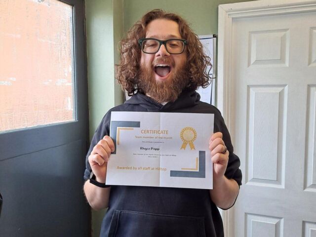 Rhyce Employee of the Month Hilltop
