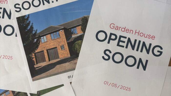 Garden house opening soon